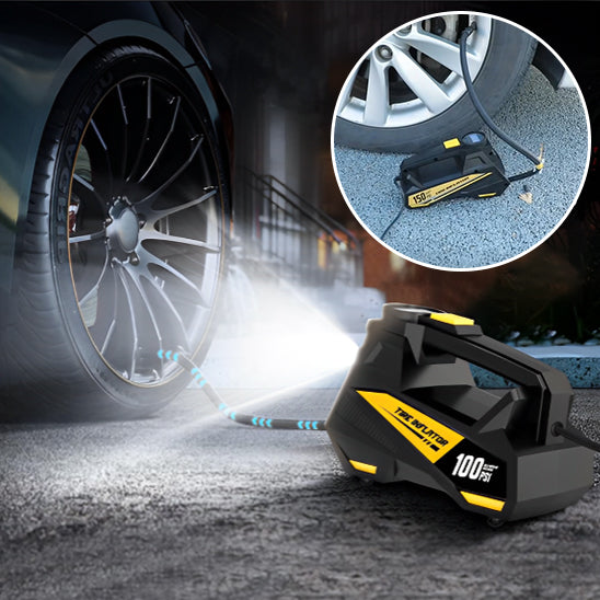 gonfleur pneu voiture airbox lumiere