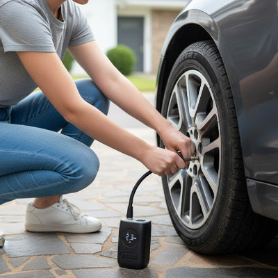 gonfleur pneu voiture pression